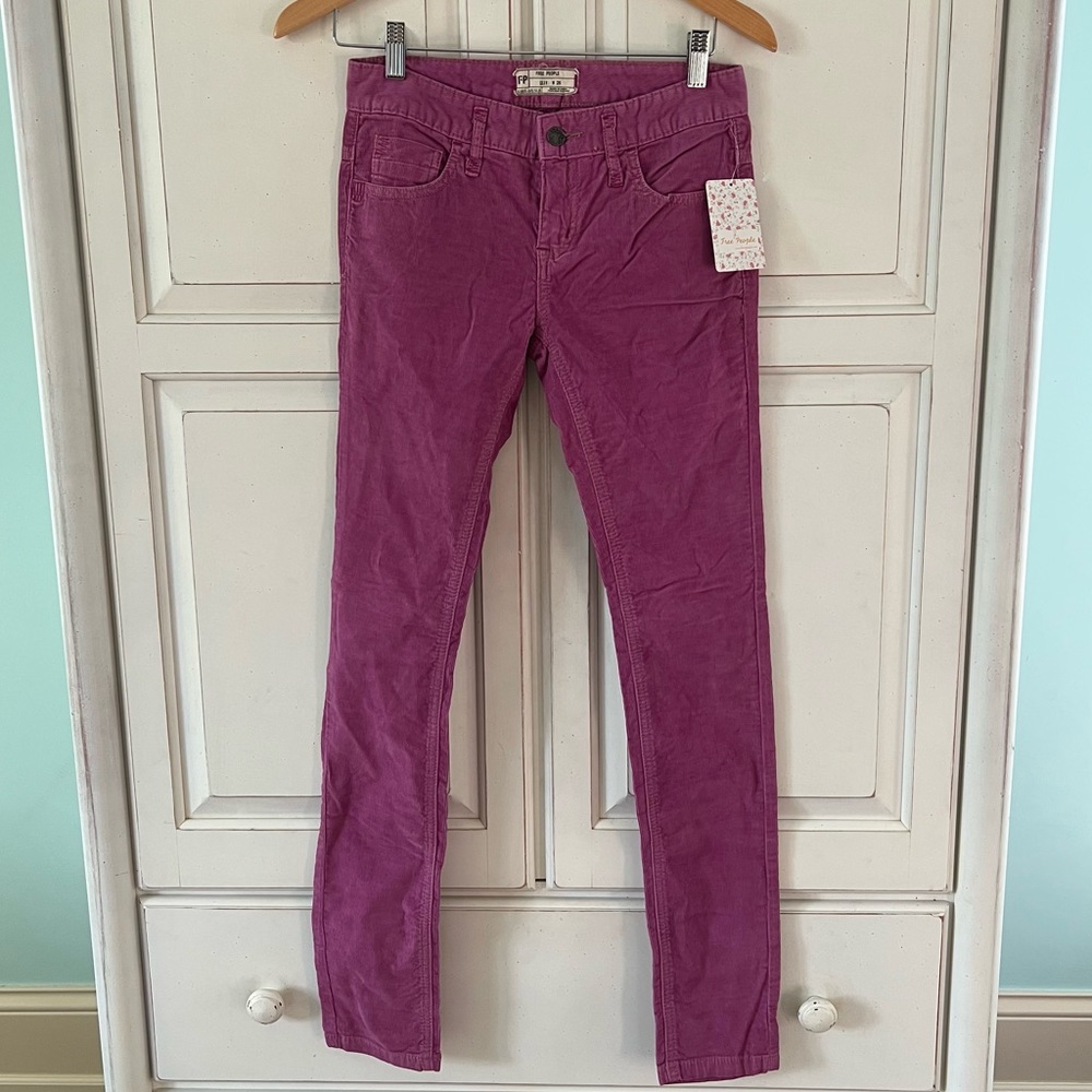 Free People Corduroy Stretch Pants NWT